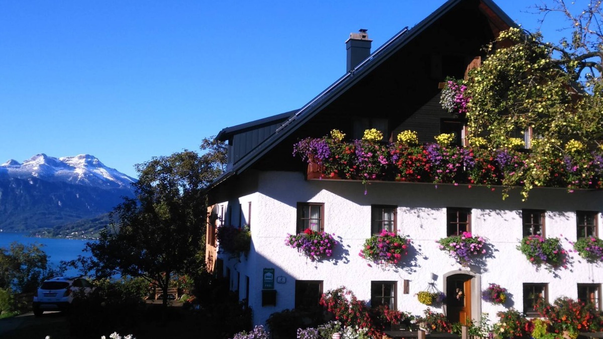 Steinbach am Attersee Apartment | Biobauernhof Lublasser Dickerl - Holiday apartment for 2-5 persons