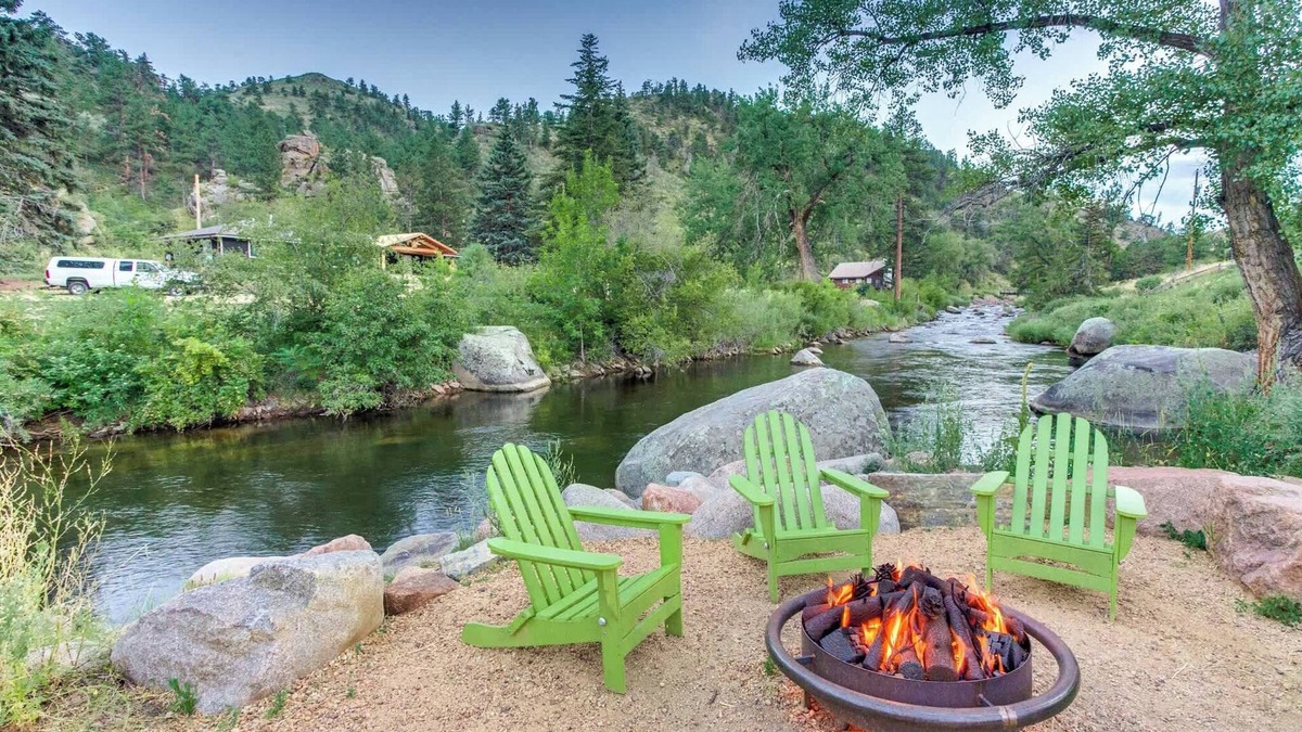 Lyons Cabin | Birch Cabin~MTN Views~ Firepit~ River Access!