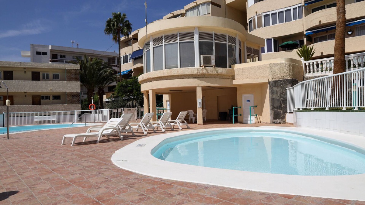 San Agustin Apartment | BLACK BEACH near Maspalomas two bedrooms kitchenette with sea view