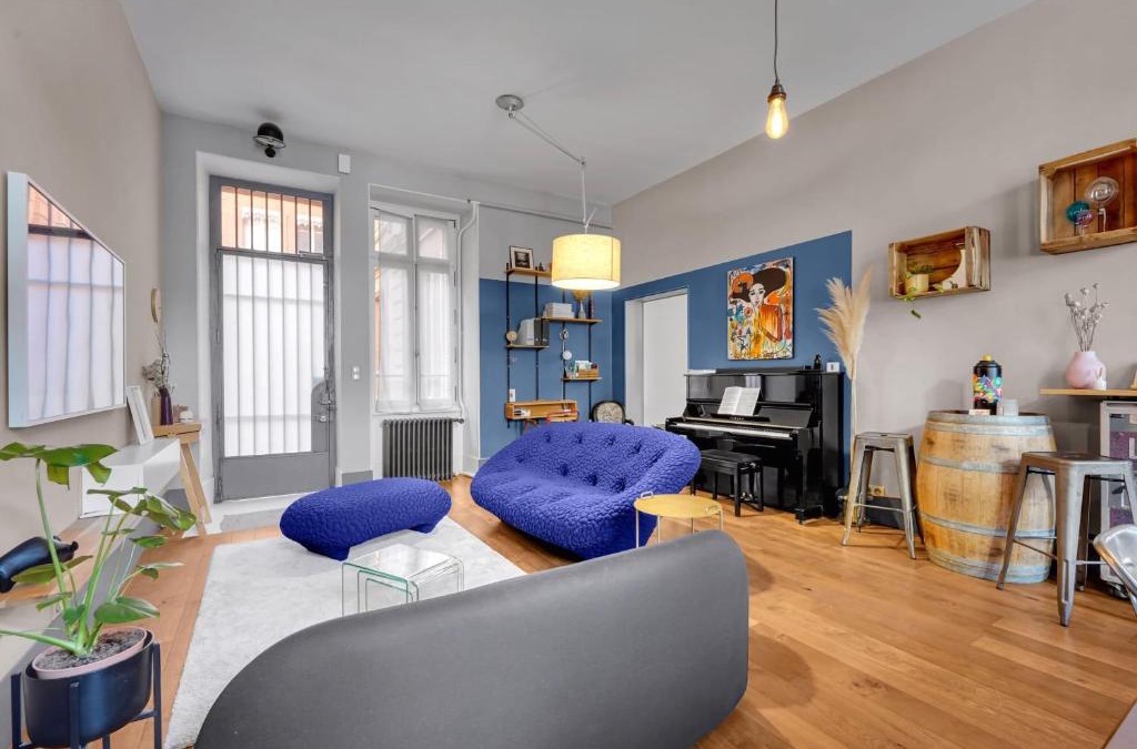 Arnaud Bernard Apartment | Bleu du Maine - Elegant T3 avec terrasse
