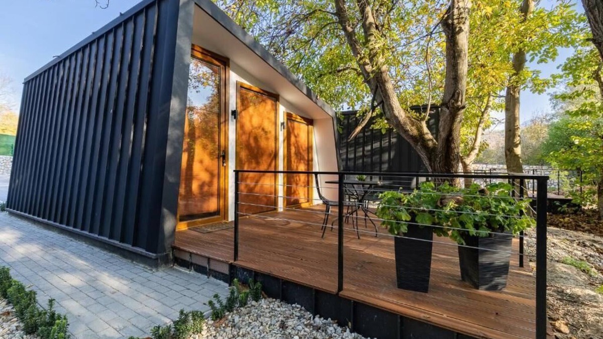Skopje Region Apartment | Blisku do Gradot Riverfront Cabins