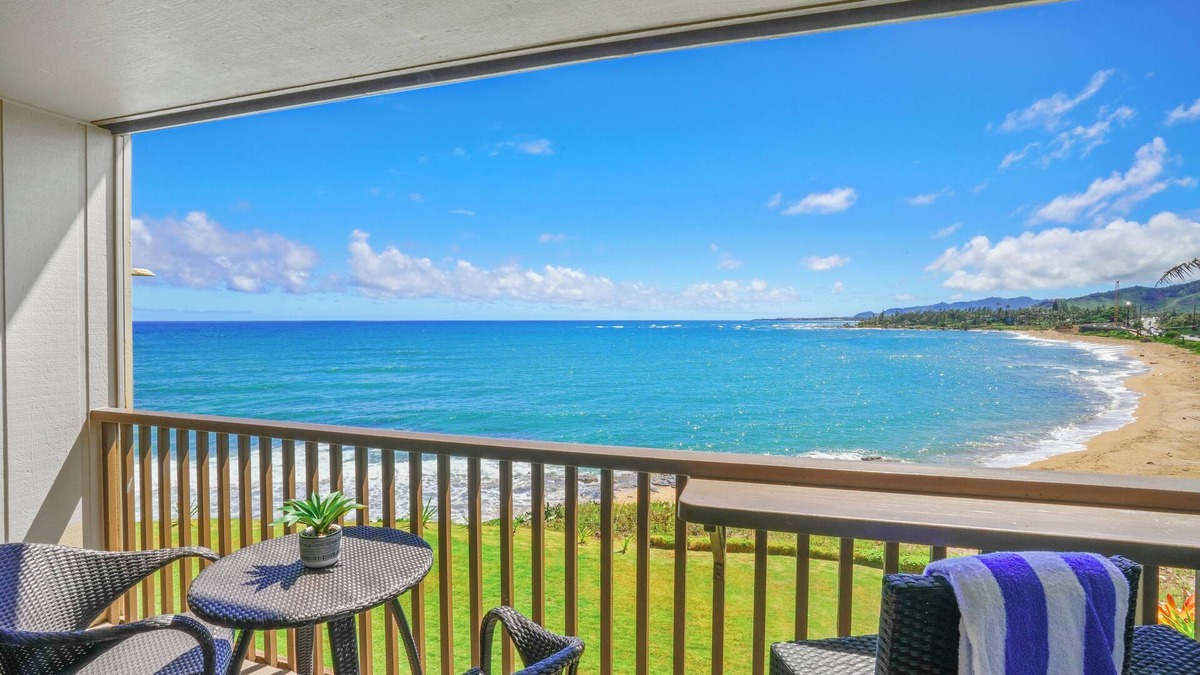 Kapaa Condo | "Bliss on the Bay: Serene 2nd Floor Views Perfect for Whale Watching and Ocean Adventures!"