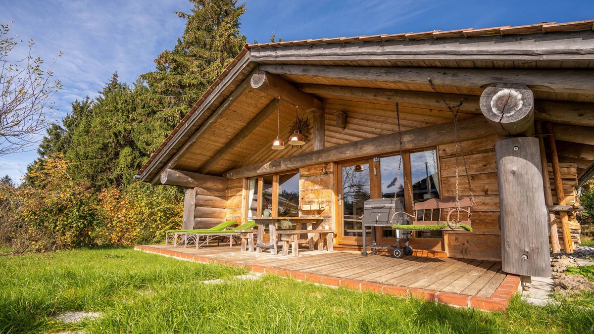 Sankt Englmar Cabin | Blockhaus 12 - Freistehendes Blockhaus mit Sauna in Sankt Englmar
