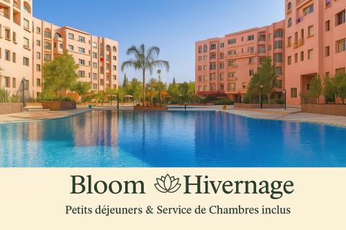 Hivernage Apartment | Bloom Hivernage - 2 Chambres - Petit déj Inclus - Services de chambres - Design - 2 Piscines - Balcon Végétal