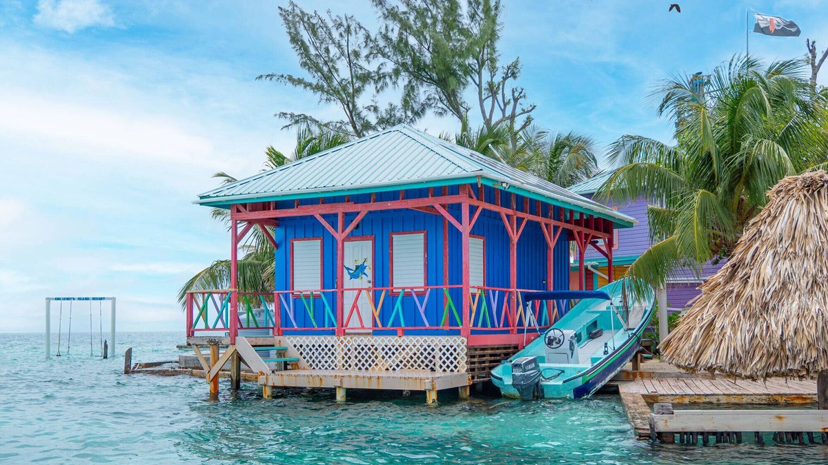 Placencia House | Blue Marlin Cabana at King Lewey Island Resort, Placencia Cayes, Belize