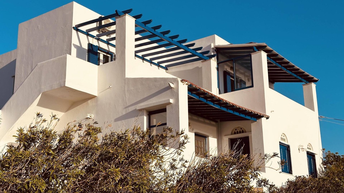 Tinos Town House | Blue orison house Tinos for 5 persons with seaview