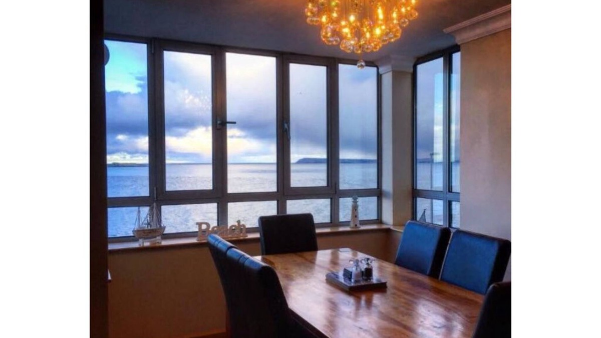 Portrush Apartment | Blue Pool View has Uninterrupted sea views 2/bed apartment with balcony.
