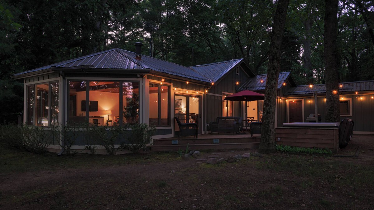 Grand Junction House | Blueberry Pines ~ Fabulous cottage in a wooded setting with views of North Lake.