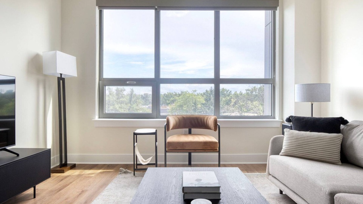 Pentagon City Apartment | Blueground | Pentagon City, rooftop, nr Potomac River