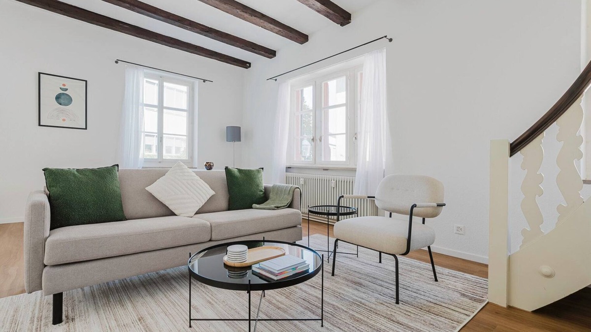 Basel City Centre Apartment | Blueground | Vorstädte, w/d, furniture & decor