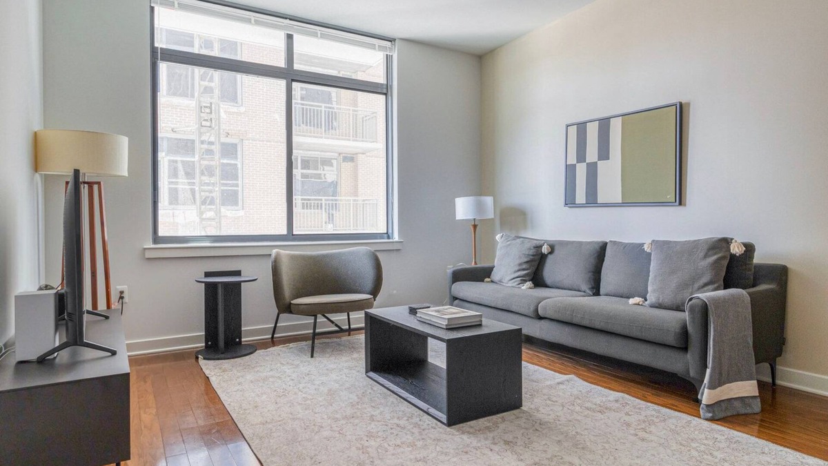 Woodmont Triangle Apartment | Blueground | Woodmont Triangle, pool, nr Cabin John Park