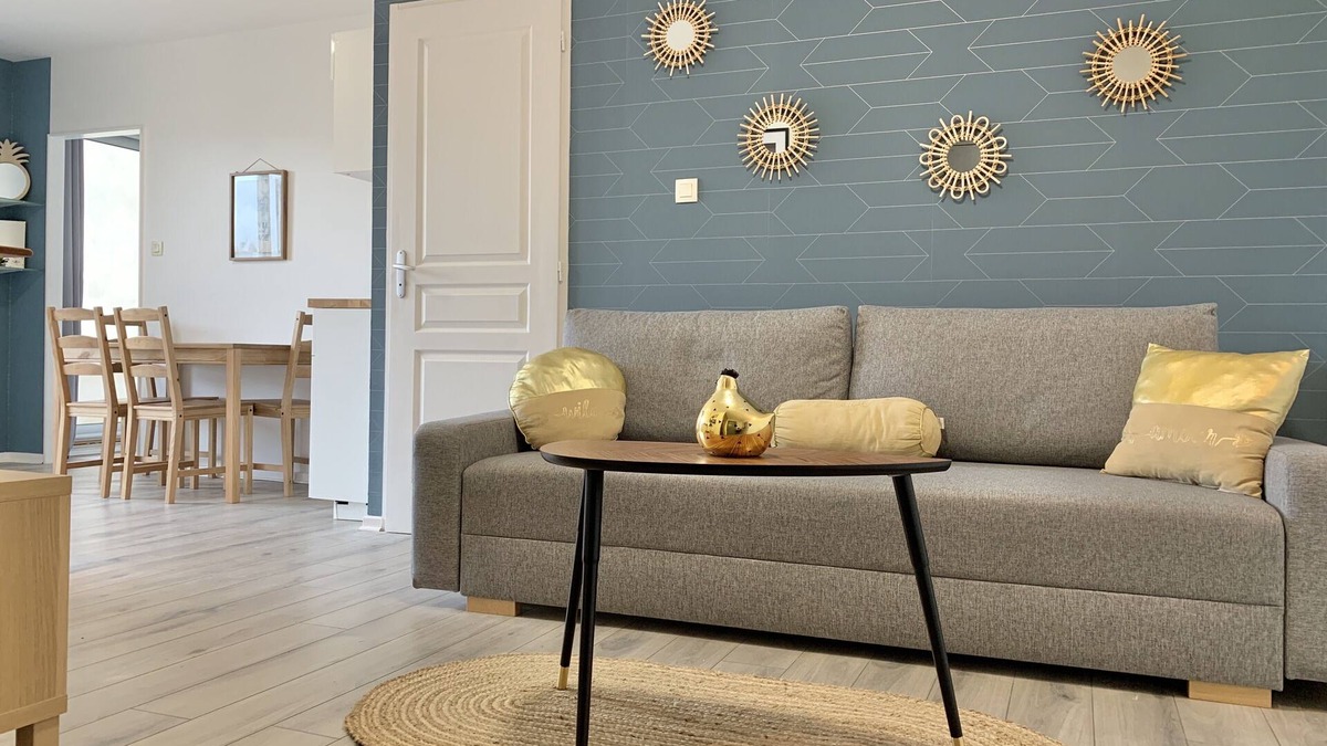 Quartier Exposition-Bajatiere Apartment | #BN | The Blue Song 💙 | Marcelin Berthelot | Tramway