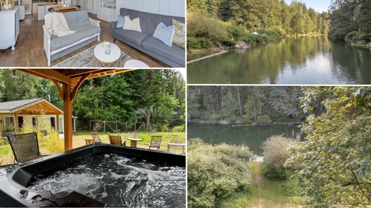 Lake Cowichan House | Boho Bat Bothy on the River at The Fig and Filbert