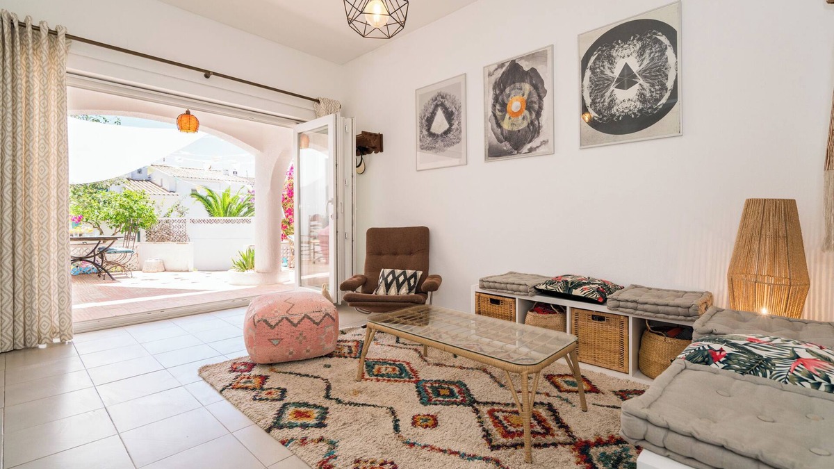 Praia da Luz House | Boho Beach House & Garden: Secluded Location, Seconds to the Beach
