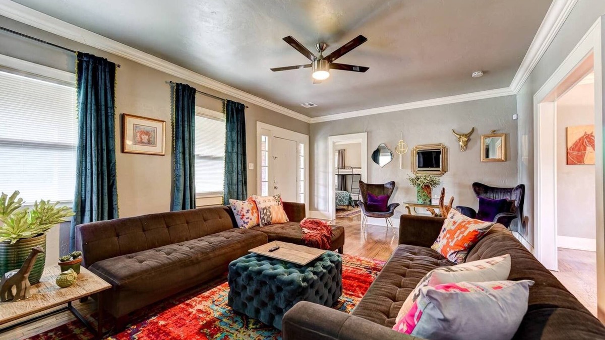 Central Oklahoma City House | Boho Bungalow-walk to Plaza District