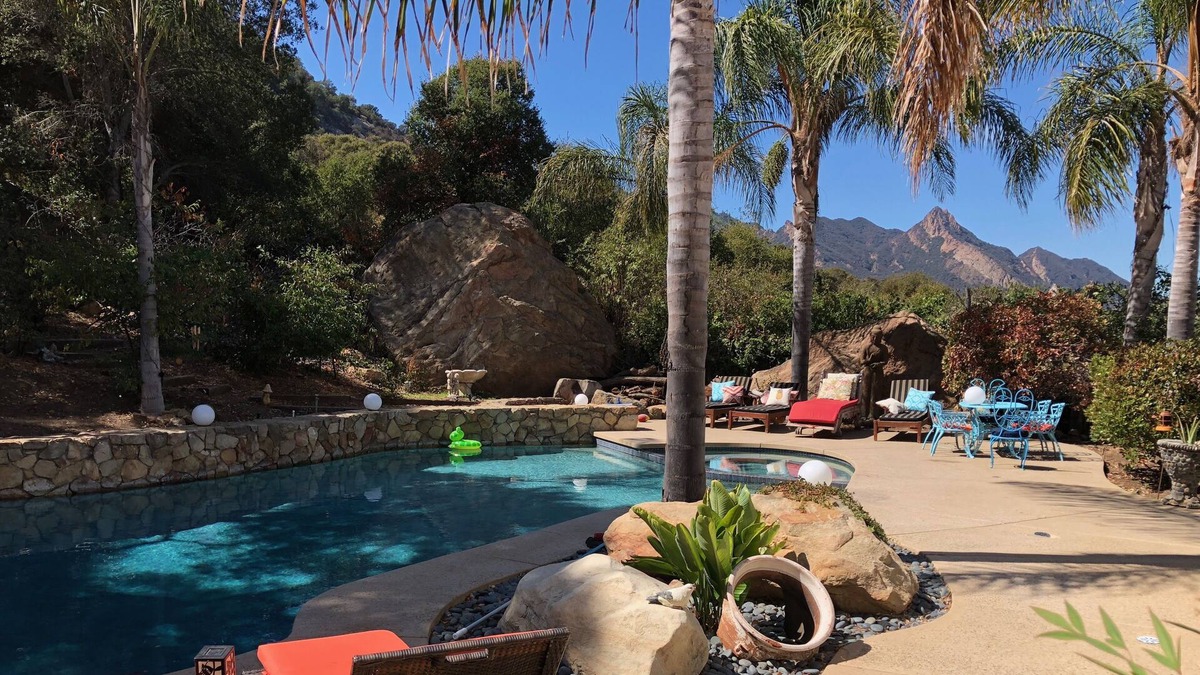 Calabasas House | Boho Chic Malibu Retreat Main Estate Views, Pool, Yoga, Hiking