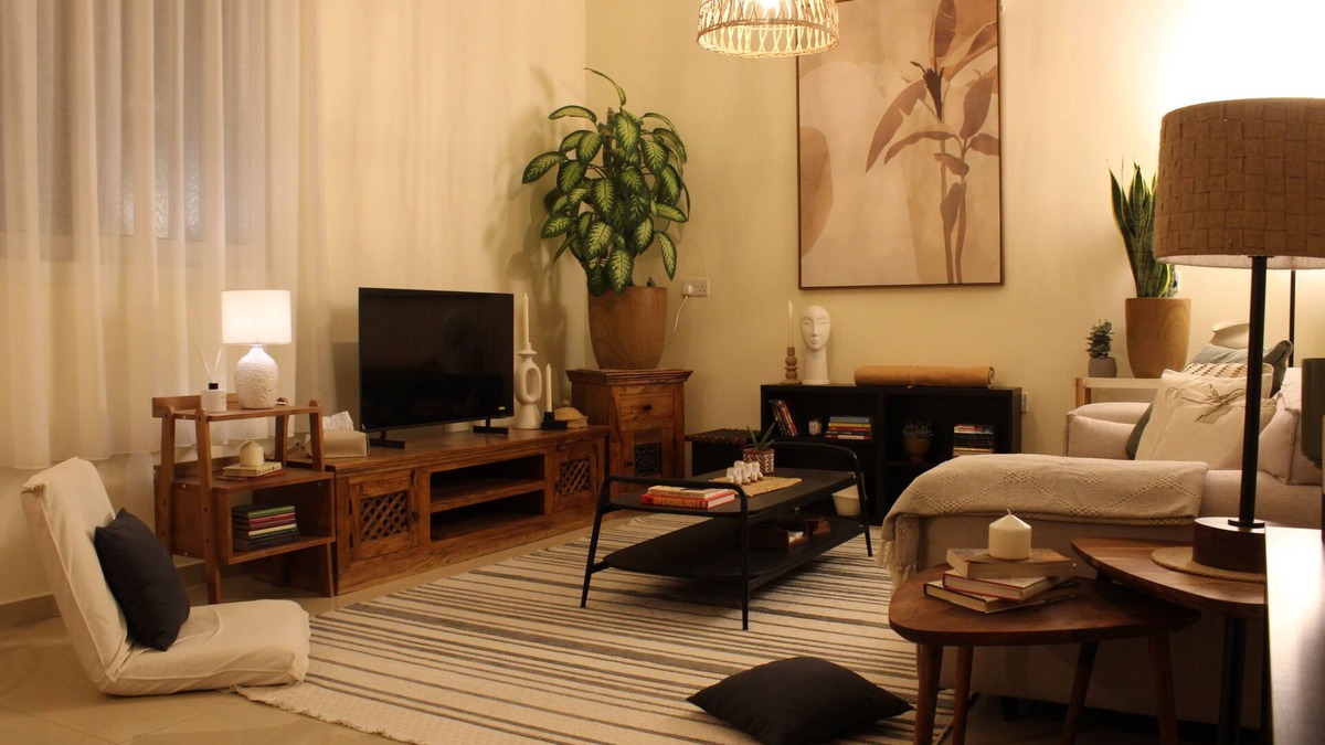 Al Maqta Apartment | Boho Style Cozy 1 BHK Apartment
