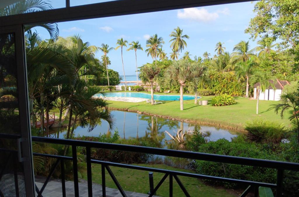 Las Terrenas Apartment | Bonita Village Beachfront Apartment with Pool and Screened Balcony