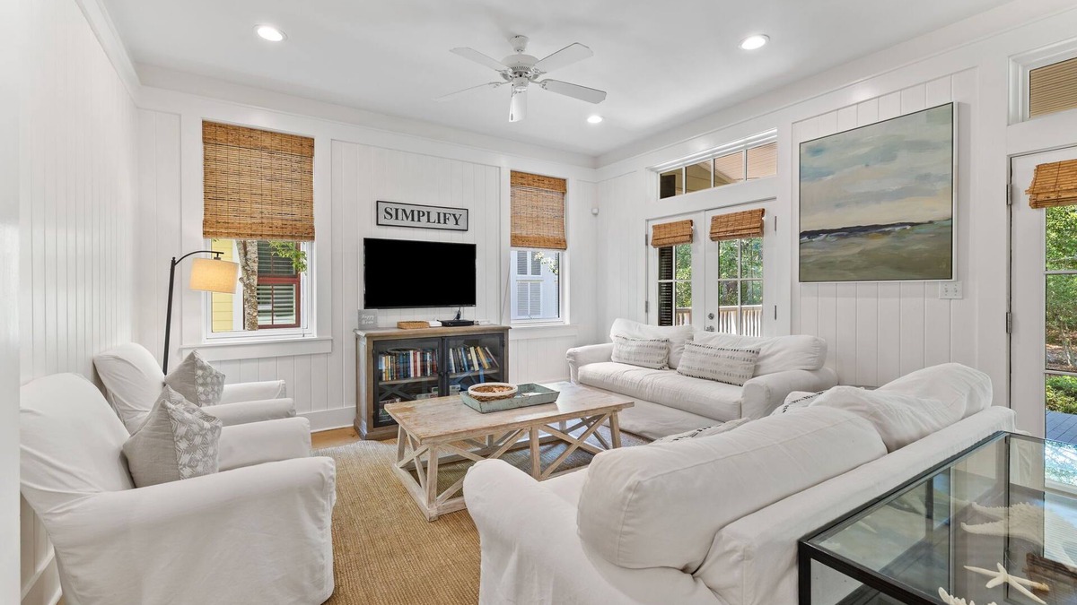 Cottage District House | Book a Fall Stay Today! Phase I Watercolor - Short Walk to Seaside Restaurants and Shops!