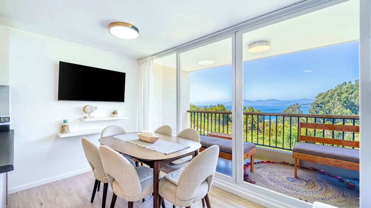 Puchuncavi Apartment | Bosque Mar 3D con Vista al Mar