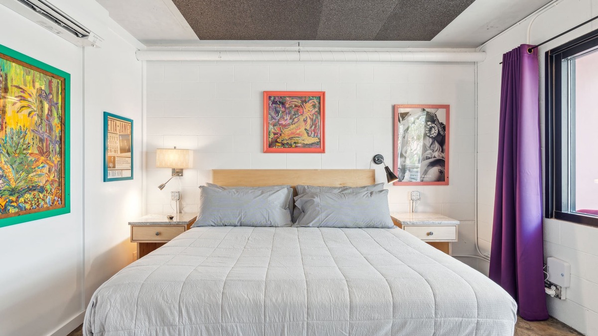 Folly Beach Hotel | Boutique Vera Hotel Room 201: King Room in the Heart of Folly Beach