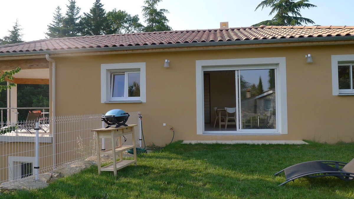 Saint-Etienne-de-Fontbellon Villa | Brand new quiet House 8 pers South of Ardèche