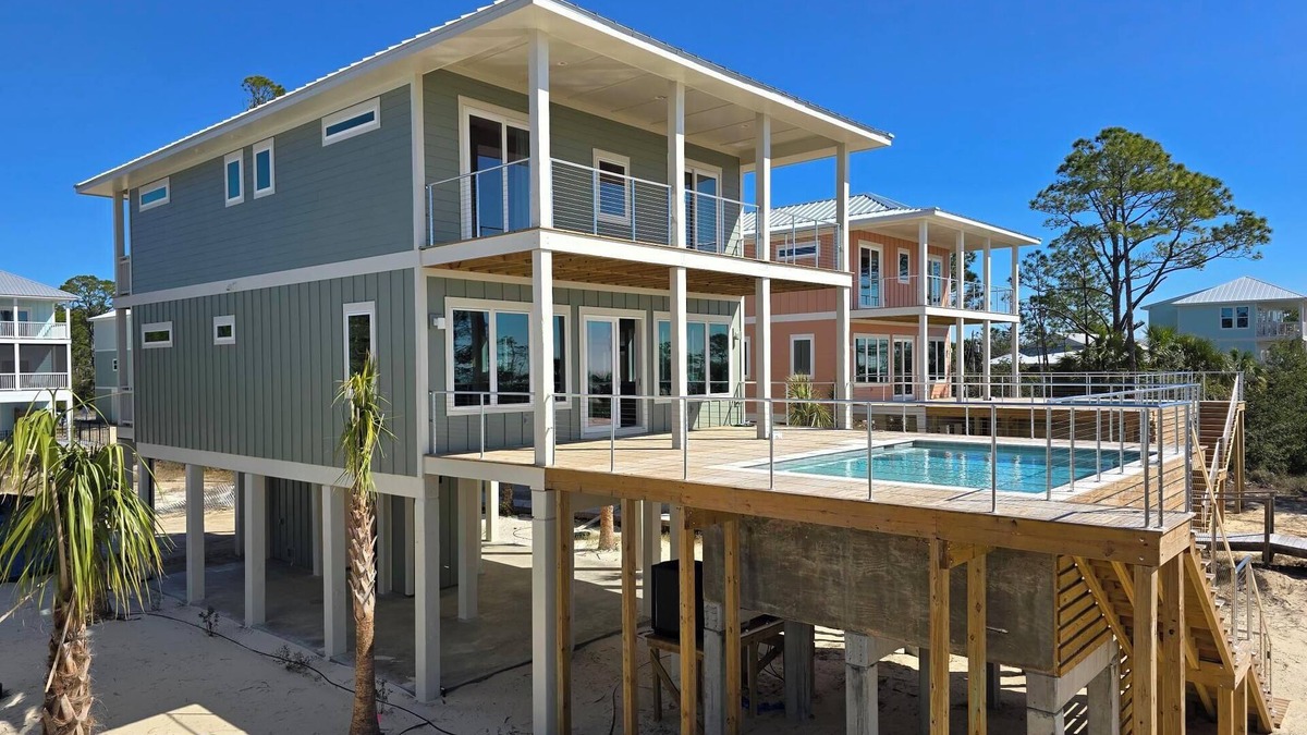 Indian Pass House | Brand New Beachfront Build, Private Pool, Pet-Friendly, Secluded Indian Pass Bea
