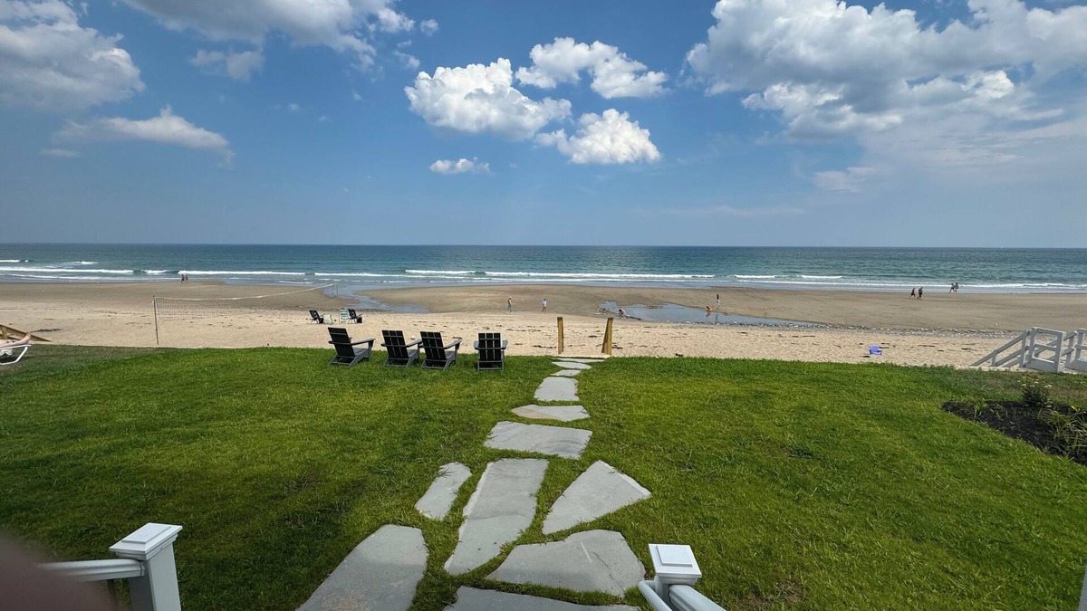 Ogunquit - Wells House | Brand new Five bedroom beachfront home on Moody Beach.Amazing location!
