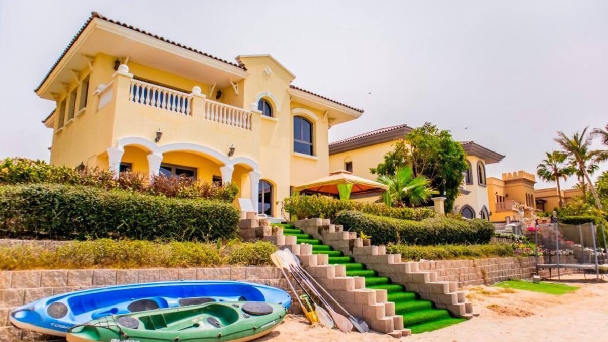 Dubai Villa | brand new luxury villa with a private beach in your backyard.