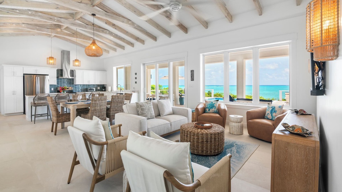Great Exuma Villa | BRAND NEW - Panoramic Water Views, Pool & Pickleball Court, Prime Location!