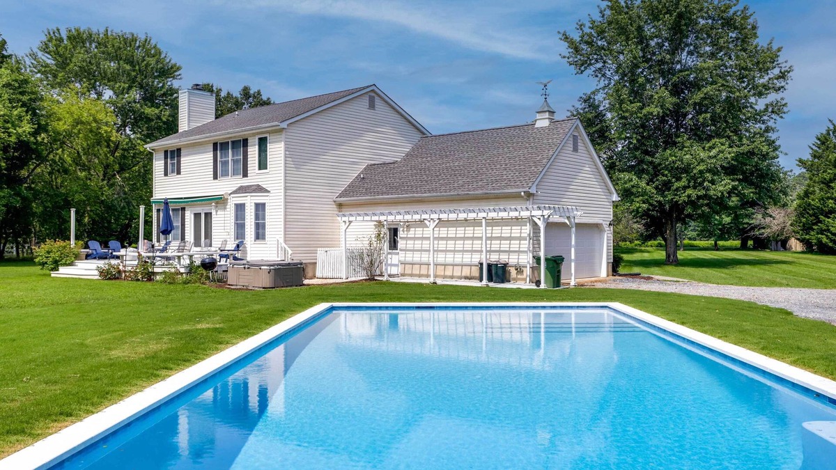 St. Michaels House | Brand-New Pool! Waterfront Bozman Village Home
