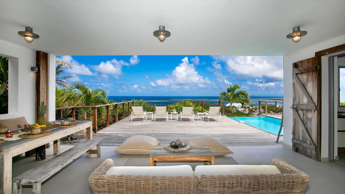 Cul de Sac Villa | BREATHTAKING SEA VIEW FROM ORIENT BEACH TO PINEL ISLAND, 3 Bedrooms