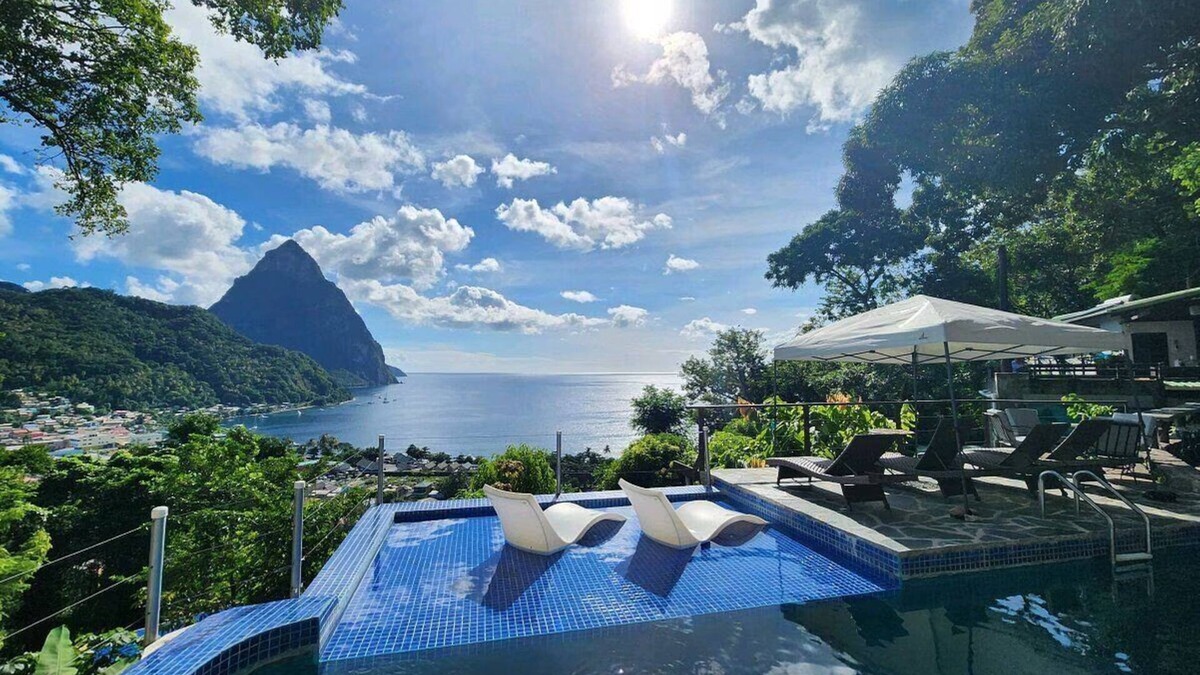 Soufriere Hotel | Breathtaking Sea View | Relaxing Stay w/Pool & Spa Access | Nature Getaway