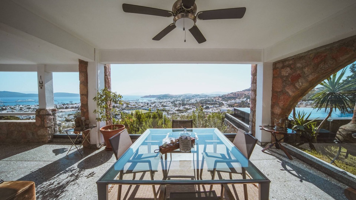 Bodrum City Center Villa | Breathtaking Sea View Mansion