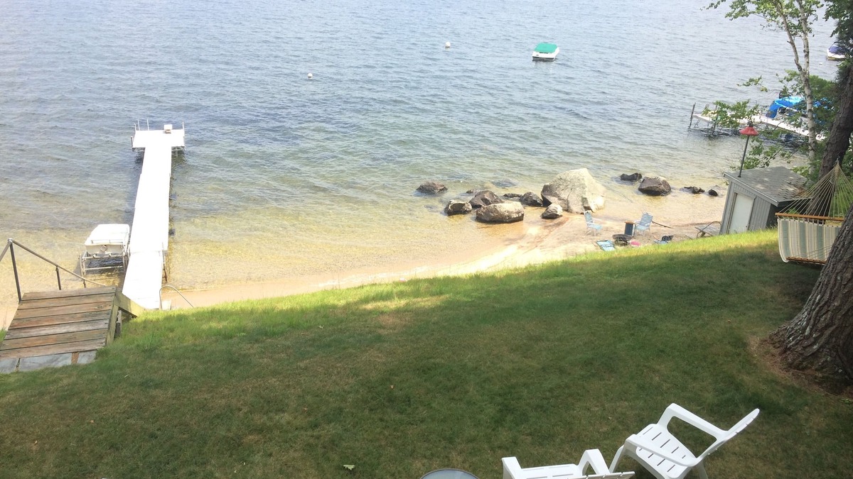 Sebago House | Breathtaking Views, Amazing Waterfront Lakehouse, 100' of Private Sandy Beach!
