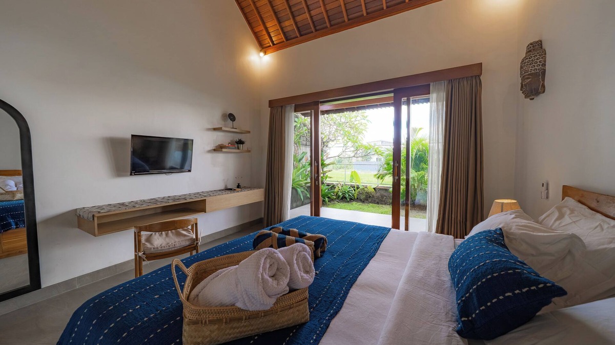 Cemagi Villa | Breezy and quiet 2BR villa with private pool and rice fields view near Canggu