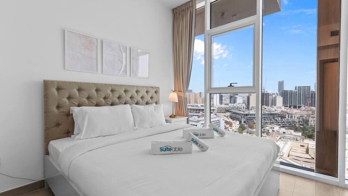 Jumeirah Village Circle Apartment | Bright 1 Bedroom Apartment with JVC open view