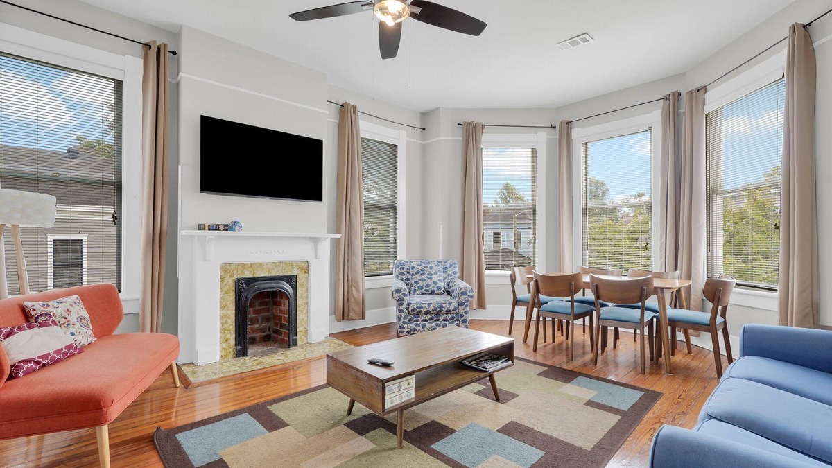 Dixon Park Apartment | Bright + Airy Home w/Private Parking in Victorian District by Lucky Savannah