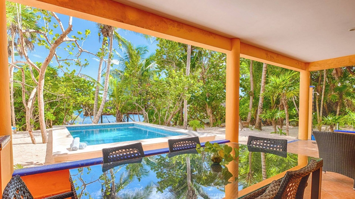 Soliman Bay House | Bright and airy beachfront villa located in Soliman Bay with a New Pool