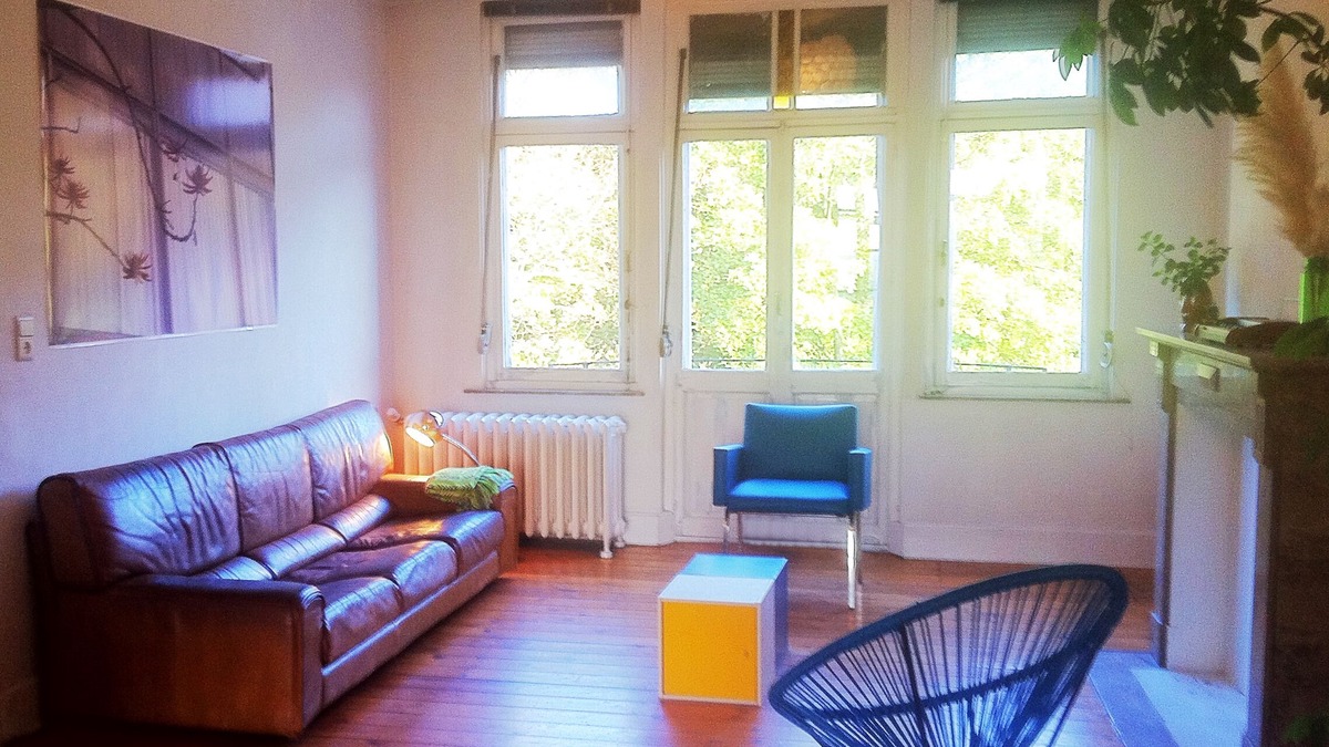 Vorst Apartment | Bright and huge, trendy and arty, quiet and charming appartment, viewing the parc.
