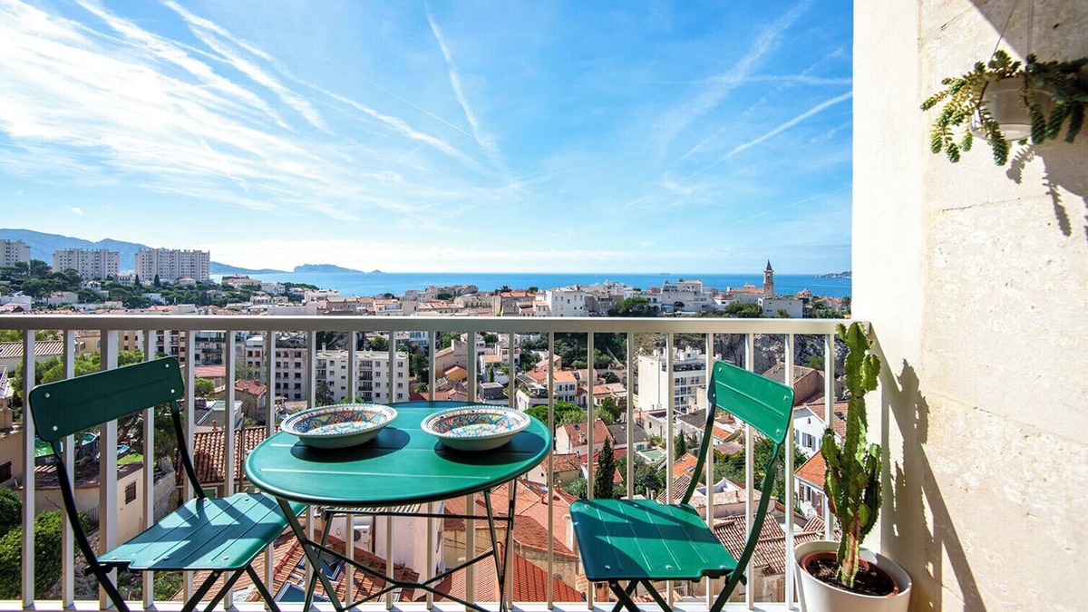 Endoume Apartment | Bright apartment with sea view