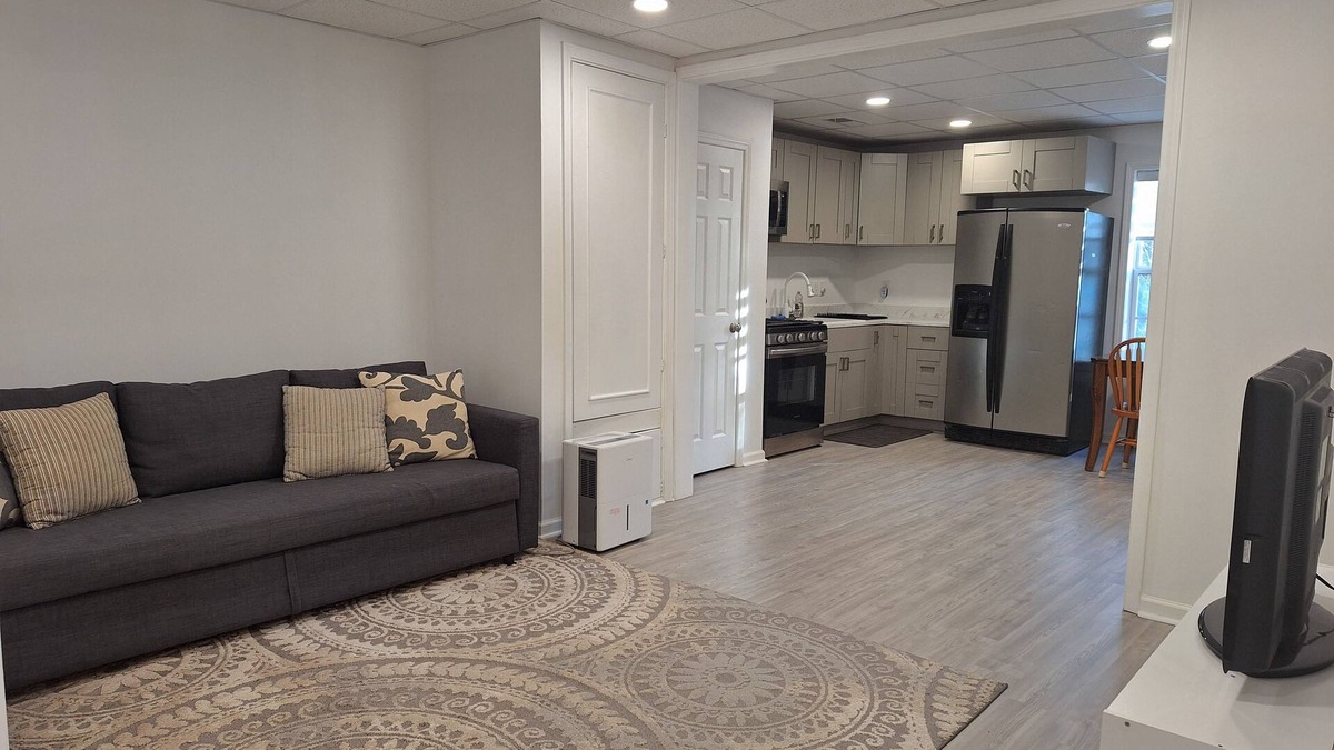 Buford Apartment | Bright Basement Apt. in Sugar Hill with Full Kitchen