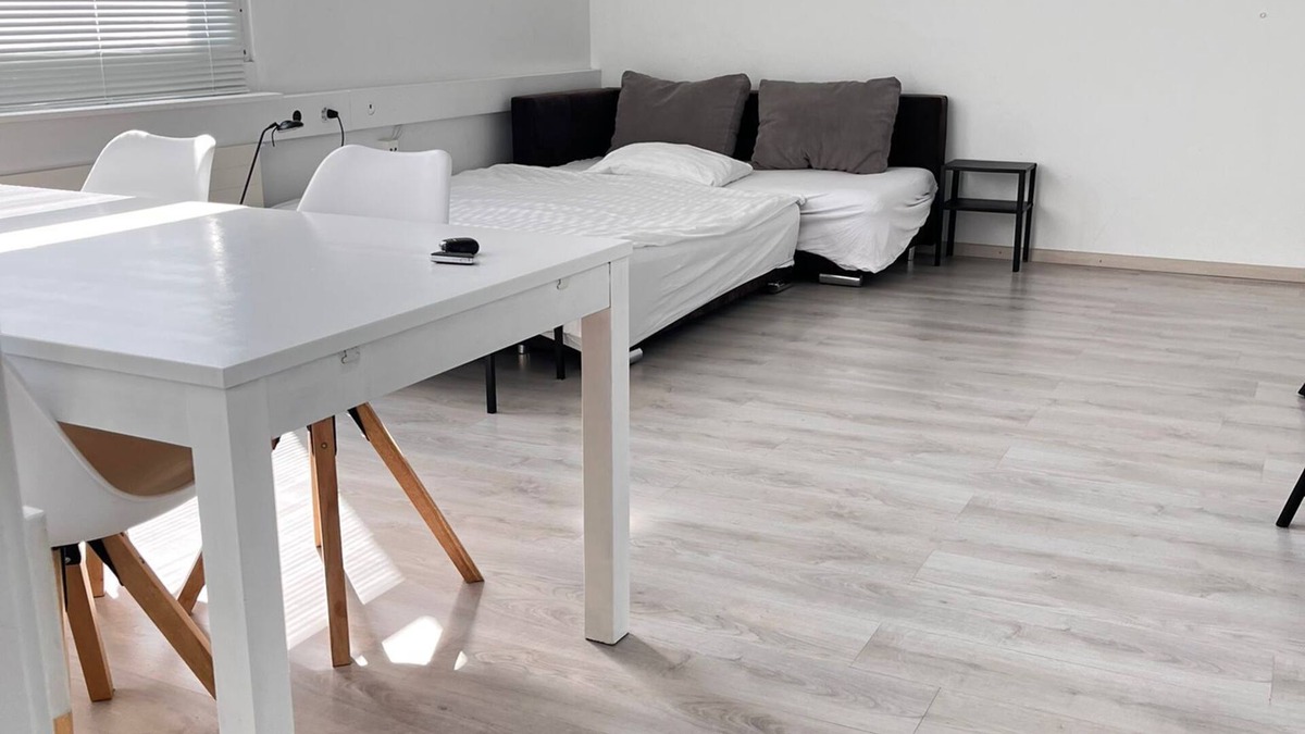 Uster District Apartment | Bright, comfy, industrial looking