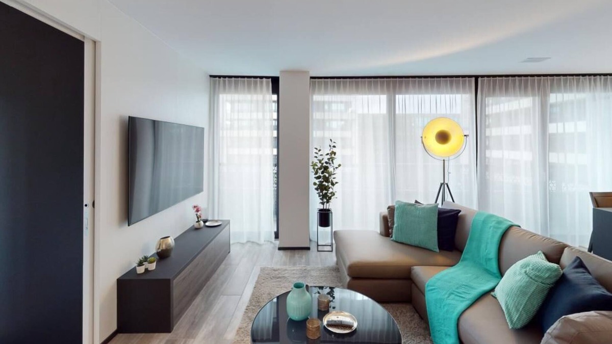 Uster District Apartment | Bright & Contemporary 1 Bed Apartments with Terrace! Block E, Sonnentalstrasse