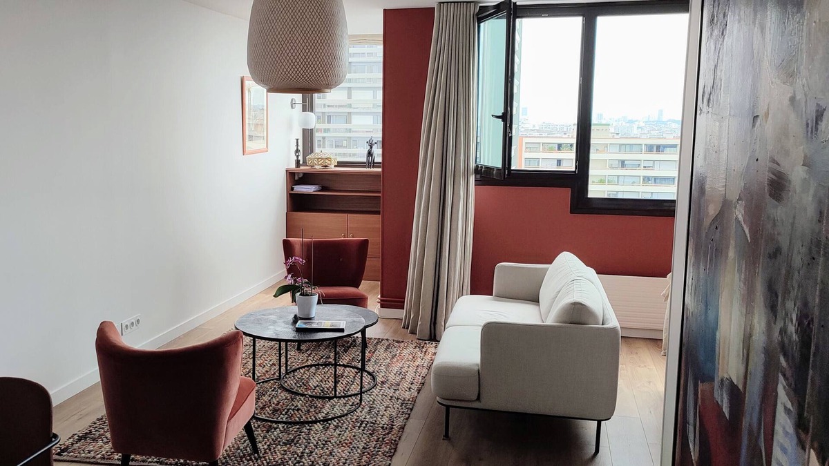 Gare Apartment | Bright flat with uninterrupted views in Paris 13th