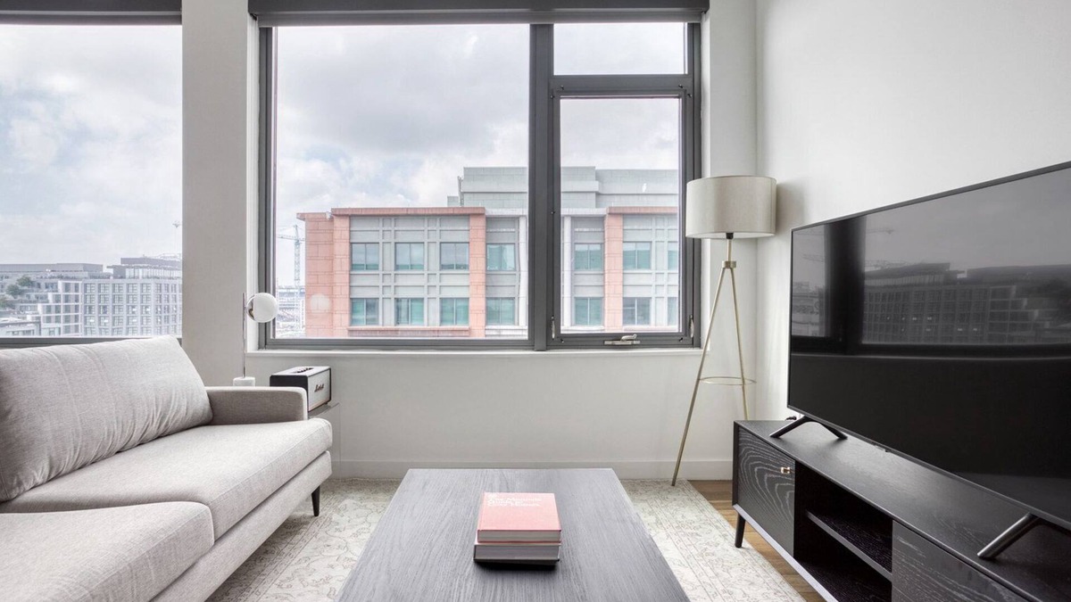 Navy Yard Apartment | Bright Navy Yard 1BR w/Gym & W/D, steps from Nats Park, by Blueground