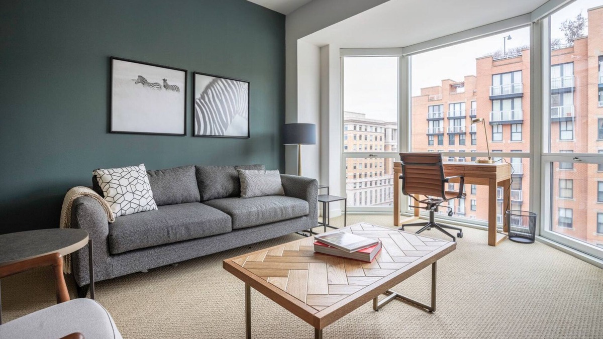 Penn Quarter Apartment | Bright Penn Quarter 1BR w/W/D, Gym, Doorman, nr. Metro, by Blueground