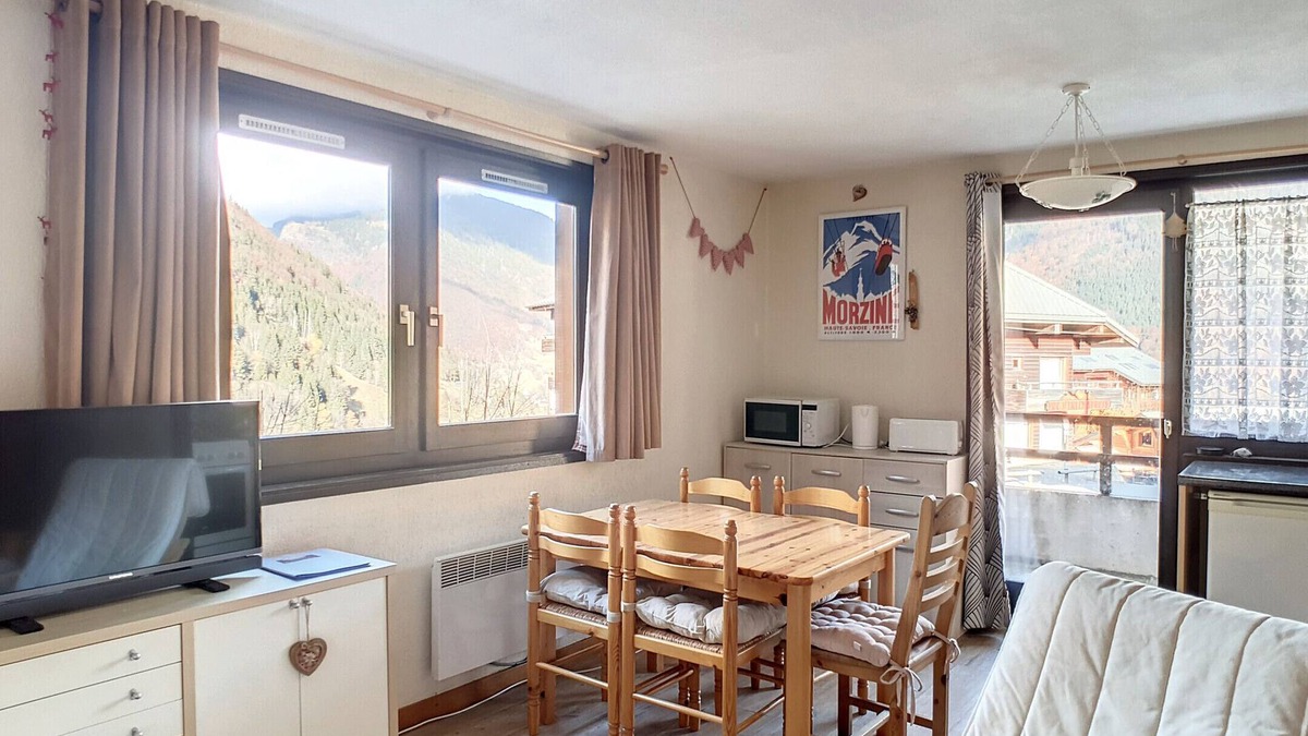 Saint-Jean-dʼAulps Apartment | BRIGHT STUDIO APARTMENT - SAINT JEAN D'AULPS SKI RESORT - 4 PEOPLE - RELAIS S29