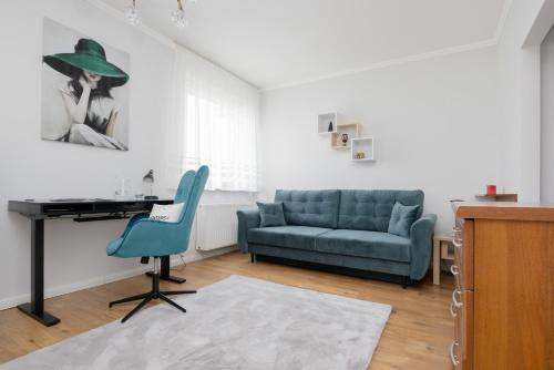 Bielany Apartment | Bright Studio Głowackiego for 2 People in Warsaw by Noclegi Renters