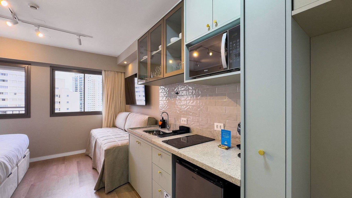Santo Amaro House | Brooklin Studio near US Consulate & Racetrack